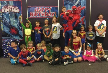 The Carine perth, spiderman and superhero party perth kids, party ideas for boys perth, encore kids parties