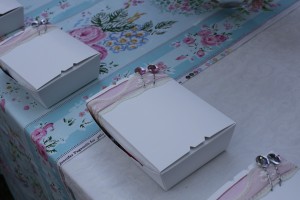Birthday Party Food Boxes, Party Food Boxes, Vintage Lace