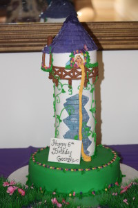 Rapunzel Birthday cake